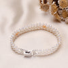 Natural Handmade Exquisite pearl bracelet women jewelry Multicolor pearl bracelet 925 silver jewelry wedding gift