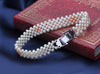 Natural pearl bracelet women jewelry,white pearl charms bracelet 925 silver jewelry wedding gift