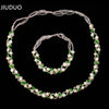 Natural pearl necklace bracelet hand string two sets of crystal multi-layer 5-6 mm Japan and South Korea Pearl femal