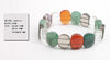 Natural fuchshia tiger eye stone bangle jewelry hand made bracelet classic srtyle for man and woman JD stone bead