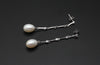 Natural long Pearl stud earrings Pearl Jewelry with 925 Sterling Silver earrings tassel earrings for women