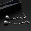 Natural long Pearl stud earrings Pearl Jewelry with 925 Sterling Silver earrings tassel earrings for women