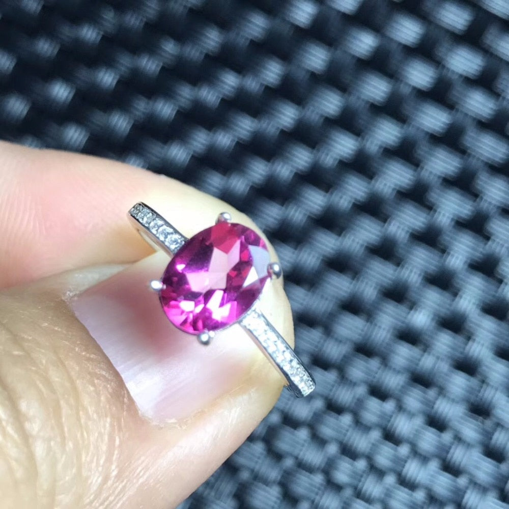 Natural opal woman rings change fire color mysterious 925 silver adjustable size