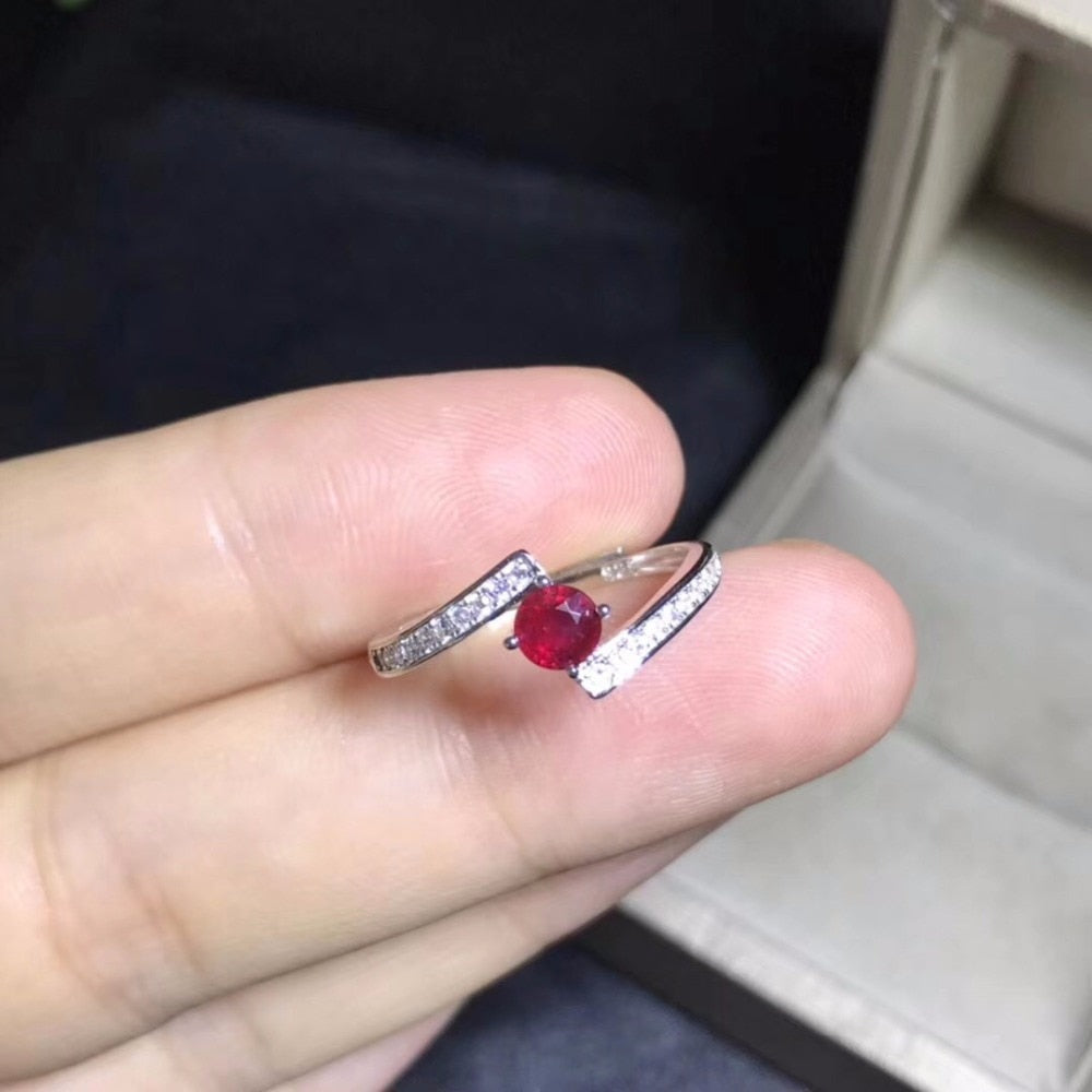 Natural opal woman rings change fire color mysterious 925 silver adjustable size