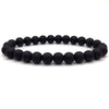 Natural stone bracelet Black Obsidian Natural Stone Bracelets Couple 10mm Beads Strand Yoga bracelets & bangles For Women Men