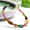 Natural tourmaline Round beads Bracelet jewelry Fine Beaded Bracelets Jewelry For women Gift with certificate Drop Shipping