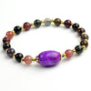 Natural tourmaline With Agate beads Bracelet jewelry Fine Beaded Bracelets Jewelry For women Gift with certificate Drop Shipping