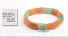 Natural yellow tiger eyes stone bracelet bangle green aventurine jewelry quartz hand string for gift JD stone bead