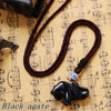 Nature Agate Elephant Necklace Fashion Women Men Charm Rope Chain Crystals Pendant Best Trendy Jewelry 8 color specifications