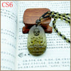 Nature Citrine Bouddha Healing Crystals Stone Necklace Pendant Lucky Men Women Fine Jewerly Charms Girlfriend Gifts Beads Chain