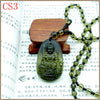 Nature Citrine Bouddha Healing Crystals Stone Necklace Pendant Lucky Men Women Fine Jewerly Charms Girlfriend Gifts Beads Chain