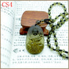 Nature Citrine Bouddha Healing Crystals Stone Necklace Pendant Lucky Men Women Fine Jewerly Charms Girlfriend Gifts Beads Chain