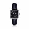 Nature Gemstone Spinel Geninue Leather Sterling Silver Fashion Watch for Lady
