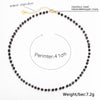 Neck Chain Necklace For Woman 2022 Gift Black Pink Red Crystal Beads Choker Necklace Jewelry Accessories  Items