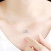 Neck Zircon Women Clavicle Chain Lady Feminino Collar 2021 Choker Invisible Fish Line Crystal Necklace Pendants