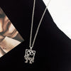 Neck chain ladies stainless steel necklace hip hop punk cartoon sponge baby pendant necklace male aesthetics jewelry accessories