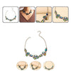 Necklace Comfy Statement Necklace Accessory Long Lasting  Excellent Geometric Faux Crystal Neck Chain Link