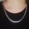 Necklace Cuban Link Chain Trendy Gold Silver Color Jewelry Titanium Metal Stainless Steel  Cn(Origin) for Men and Women