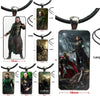 Necklace Long Chain With Rectangle Necklace Jewelry For Women Girls Loki Thor The Dark World