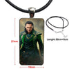 Necklace Long Chain With Rectangle Necklace Jewelry For Women Girls Loki Thor The Dark World