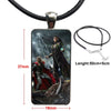 Necklace Long Chain With Rectangle Necklace Jewelry For Women Girls Loki Thor The Dark World