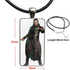 Necklace Long Chain With Rectangle Necklace Jewelry For Women Girls Loki Thor The Dark World