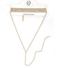 Necklace For Women Chain Choker Two Layers Necklaces Korean Sexy crystal Short Necklace Sequin Wedding Jewelry Gift цепочка