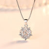 Necklace For Women Pink Crystal Flower Pendant Korean Chain Vintage Designer  Quality Jewelry  GaaBou