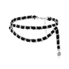 Necklace Ladies Collar Retro Black Flannel Chain Aesthetic Simple Necklace Exaggerated Multi-layer Tassel Waist Decoration
