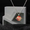 Necklace Layered Retro Hip Hop Saturn Aesthetic Kpop Pendant Designer Jewelry Couple Trend Girl Store Gift For Women Vintage2021