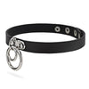 Necklace Sexy PU Leather Collar Restraints Neck Lock SM Restraint Bondage Sex Toy Punk Gothic Jewelry X628