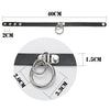 Necklace Sexy PU Leather Collar Restraints Neck Lock SM Restraint Bondage Sex Toy Punk Gothic Jewelry X628