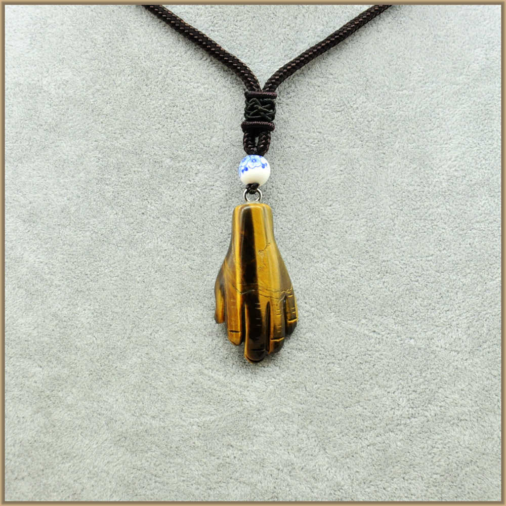 Necklace Turquoise Statement Obsidian Powder Crystal Women Earing Wedding Palm Pendant Jewelry Parure Bijoux Femme Transport