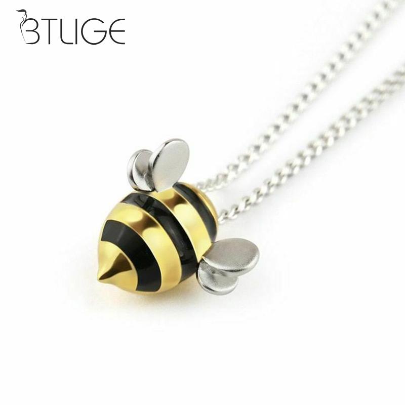 Necklace Women Jewelry  Cute Bee Clavicle Pendant Necklace