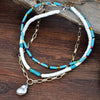 Necklace for Women Bead Pearl Bohemia Multilayer Necklace Jewelry Accessories Women Pendant Necklace