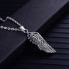 Necklaces Men Wing Stainless Steel Pendants Hip Hop Necklace Chaingifts Men 2021  Women  Accessories Feather Pendant