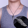 Necklaces Men Wing Stainless Steel Pendants Hip Hop Necklace Chaingifts Men 2021  Women  Accessories Feather Pendant