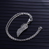 Necklaces Men Wing Stainless Steel Pendants Hip Hop Necklace Chaingifts Men 2021  Women  Accessories Feather Pendant