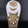 Necklaces Pendants Long Necklace Beads Pendant Scarf Neckerchief Pendant Necklace For Women Bijoux Ethnique Femme Dropshipping