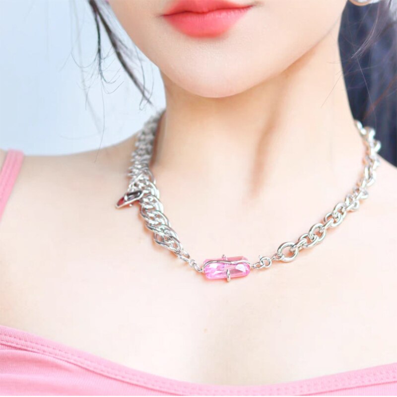 Necklaces  for Women  Necklace 2021 Peach Blossom Reorganizable Necklace Pendant Boho Iced Out Chain  Initial   Evil Eye