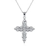 Necklaces of SVN114, 925 silver cross pendants with fine jewelry chain, wedding jewelry for woman, Valentine's gift, best