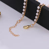 Net red simple neck jewelry necklace women's short double pearl temperament all-match clavicle chain