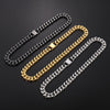 Neutral Cuban Collarbone Necklace Rock Hip-hop Cool For Man Women Street Dance Trend Motorcycle Chain Jewelry Punk Accessories