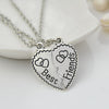 2 PCS/Set Animal Friends Friendship Couple Two Parts Pendant Necklace Gifts For Men Women BFF Jewelry