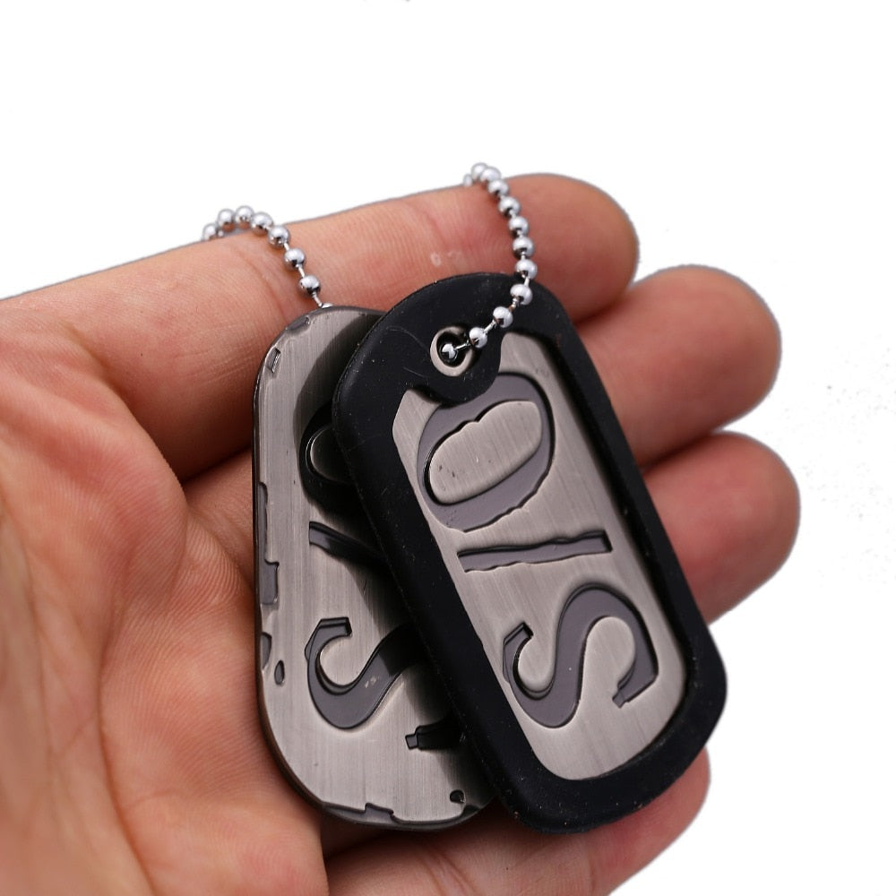 2022 Anime Gangsta Nicolas Brown Cosplay Necklace Friendship Dog Tag S/O Pendant Necklace For Fans