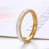 2022 Minimalist Crystal Thin Rings for Women Daily Brilliant Cubic Zircon  Versatile Girls Finger Ring Jewelry