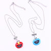 2PCS/Pair "Friends" Red monster Kids Necklaces Kid 3-D Imitation Necklace For Children Jewelry, Birthday Gifts