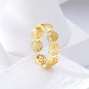 316L Stainless Steel Tree of Life Rings For Women Gold Rings Pattern Finger Rings Girl  Party/Wedding Rings Jewelry