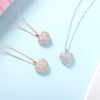 3D Love Heart Necklaces for Women Gold Silvery Thin Link Chain CZ Zircon Small Heart Choker Jewelry Wedding Gifts