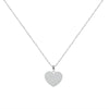 3D Love Heart Necklaces for Women Gold Silvery Thin Link Chain CZ Zircon Small Heart Choker Jewelry Wedding Gifts